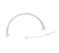 Lampada da Tavolo a LED a Mezza Luna, Lampada da Scrivania a Mezzaluna con Base Fissa per lo Streaming Live (Spina UE)
