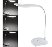 Lampada da tavolo a LED con interruttore touch a collo di cigno