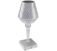 Lampada da tavolo a LED lampada da tavolo a batteria 26 cm dimmerabile con interruttore touch Luce decorativa regolabile in 3 colori di luce - ricaricabile tramite USB