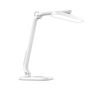 Lampada da tavolo a LED regolabile con telecomando, luce da lettura per comodino, camera da letto, lampada da tavolo compatta per studio, design accattivante per comfort e messa a fuoco