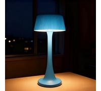 Lampada da Tavolo a LED Senza Fili con Tocco Ricaricabile Batteria Portatile Regolabile di Luminosità Design Minimalista per Ristorante Cena da Coppia Camera da Letto Patio Area Esterna Picnic