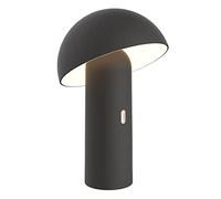 Lampada da tavolo senza fili - LUMISKY - TOD BLACK - H28 cm - Testa orientabile - LED bianco caldo