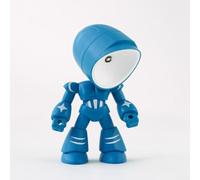 Lampada da tavolo a LED senza fili regolabile per mini robot creativo, luce da scrivania per studiare lettura o comodino, braccia e gambe flessibili, illuminazione morbida per gli occhi, compatta P