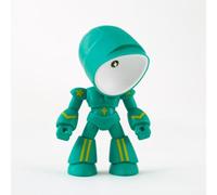Lampada da tavolo a LED senza fili regolabile per mini robot creativo, luce da scrivania per studiare lettura o comodino, braccia e gambe flessibili, illuminazione morbida e delicata per gli occhi