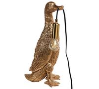Beliani Lampada da tavolo a tema animale Luce da comodino Lampada da lettura per camera da letto Oro