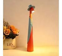 Lampada da tavolo a tocco LED con vita di barbaro piccola ricarica rapida Type-C luce portatile regolabile design semplice per ristorante cena da coppia camera da letto bar soggiorno decorativo