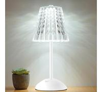 Lampada da Tavolo a Touch Senza cordone, Lampada da Piccola dask Ricaricabile a LED, 3 Colori Lampada a Batteria dimmebile a Batteria per la Camera da Letto Ristorante Cucina Decorazione per la casa,