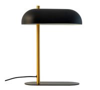 Lampada da Tavolo Ad Arco Opaco Nero/ Ottone