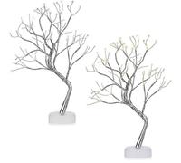 Lampada da tavolo Albero con rami 108 luci led lume bonsai Natale pasqua festa d