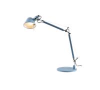 Artemide Tolomeo Micro Tavolo, azzurro chiaro - con base da tavolo