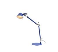 Artemide Tolomeo Micro Tavolo, blu scuro - con base da tavolo
