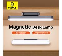 Lampada da tavolo Baseus Lampada da tavolo magnetica ricaricabile a LED 80 ° Luce notturna sospesa da lettura con base staccabile con regolazione continua della rotazione