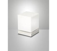 Fabas Luce Lampada da tavolo LED Brenta bianca, touch dimmer Fabas Luce