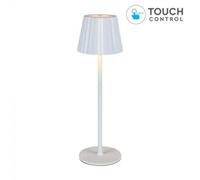 V-TAC Lampada LED da Tavolo 1.5W 115*370mm Colore Bianco ricaricabile con USB C Touch Dimmerabile 3in1