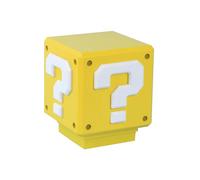 Luce e Suoni Super Mario Nightlight with Sound Question Block 8 cm