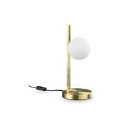 Lampada Da Tavolo Binomio Ottone G9 4W Dimmerabile Ideal Lux