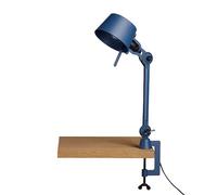 Lampada da Tavolo Bolt Corta con Un Braccio e Clip, Colore Blu Tuono