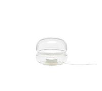 Lampada da Tavolo Brokis Macaron Piccolo in Vetro Trasparente/onice Bianco