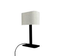 Lampada da Tavolo Calix Naturale/ Nero