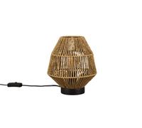 Lampada Da Tavolo Camera Da Letto Paralume In Carta E27 20,5 Cm Brown