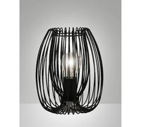 Lampada da Tavolo Camp Nera Fabas Design Moderna Singola Stile Elegante [EEK: A++]