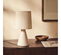 LEDKIA LIGHTING Lampada da Tavolo Ceramica Vega S Bianco Rotto