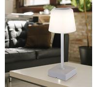Lampada da Tavolo Comodino Letto Argento Opale Regolatore Touch LED 25,5 CM [EEK: Non valutato]