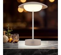 Lampada da Tavolo Comodino Luce Regolatore Touch Altezza Regolabile LED Braun [EEK: Non valutato]