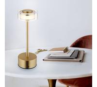 Lampada da Tavolo Comodino Luce Regolatore Touch Batteria LED Lettura H 23,5 CM [EEK: Non valutato]