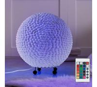 Lampada da Tavolo Comodino Luce Sferica Cozze LED Dimmerabile Telecomando RGB [EEK: F]