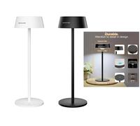 Lampada da tavolo con pannello solare Touch Switch Dimmerabile 3colori luce ip67