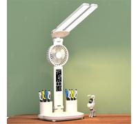 Lampada Da Tavolo Con Portamatite A Ventaglio Lampada Da Ufficio A Doppia