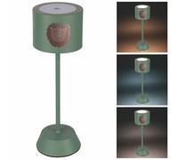 Lampada da tavolo con sensore touch, ricaricabile, 3 intensità di luminosità, leone/ippopotamo, Les Petites