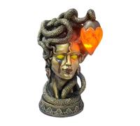 Lampada Da Tavolo Con Statuetta, Arte Gotica, Lampada Da Tavolo Per Tavolo