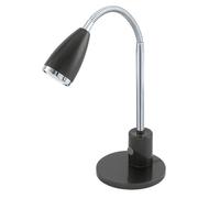 Lampada Da Tavolo Contemporanea Fox Acciaio Antracite 1 Luce Gu10 2,8W [EEK: A++]