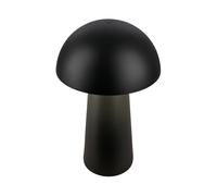 Lampada Da Tavolo Contemporanea Fungo Mini Plastica Nero Opaco Led 1,5W 3000K
