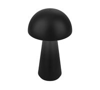 Lampada Da Tavolo Contemporanea Fungo Plastica Nero Led Integrato 2,6W 3000K [EEK: A++]