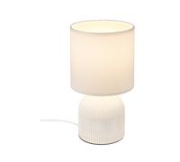 Lampada Da Tavolo Contemporanea Ino Ceramica Bianco 1 Luce E14