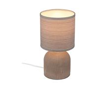 Lampada Da Tavolo Contemporanea Ino Ceramica Marrone 1 Luce E14