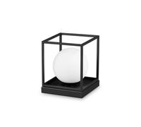 Lampada Da Tavolo Contemporanea Lingotto Metallo Nero 1 Luce E14 28W Ip20
