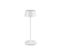 Lampada Da Tavolo Contemporanea Pure Metallo Bianco Led 1,5W 3000K Ip54