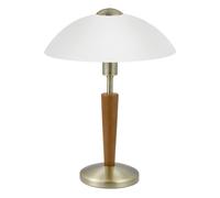 Lampada Da Tavolo Contemporanea Solo 1 Acciaio Ottone 1 Luce E14