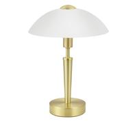 Lampada Da Tavolo Contemporanea Solo 1 Acciaio Ottone Opaco 1 Luce E14