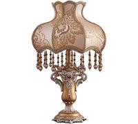 Lampada da tavolo da cucina Tradition Classica Victoria Lampada da tavolo in resina Copri lampada in tessuto Lampada da tavolo Soggiorno,Plafoniera Lampadario Da Soffitto