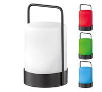 Lampada da tavolo da esterno ricaricabile lampada da tavolo USB ricaricabile luce solare decorazione giardino, dimmerabile telecomando cambio colore portatile, 1x LED 3000K, DxH 12x20 cm