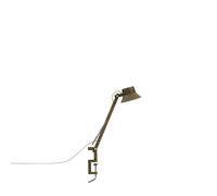 Lampada da Tavolo Dedicate S1 con Clip Marrone Verde