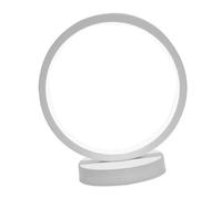 Lampada da Tavolo del Cerchio, Luce Notturna a LED Al Letto con Luminosa Silicone, Lampada Decorativa Moderna Minimalista Nordica Risparmio per la Cura del Sonno (Dimming e