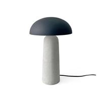 Lampada da tavolo design moderno grigio 25x39,5 Bizzotto Delphine