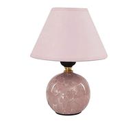 Lampada da Tavolo Desk Lamps Modern Decor Small Ceramic Table Lamp with Light Fabric Shade And 3 Switch Type for Bedroom Bedside Table Lamps Lampada da Scrivania (Color : P)
