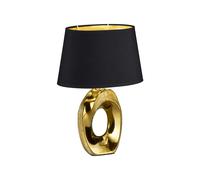 Lampada da tavolo di design per scrivere da notte Lampada da lettura per camera da letto in oro nero in un set che include lampadine a LED